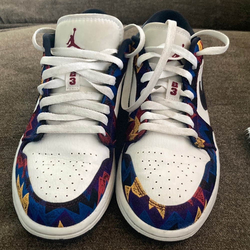 jordan 1 low nothing but nets    used, no insoles, size US 7 1/2 in men’s